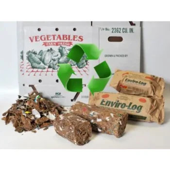 Haardblok XL. 100% gerecycled karton 2kg.